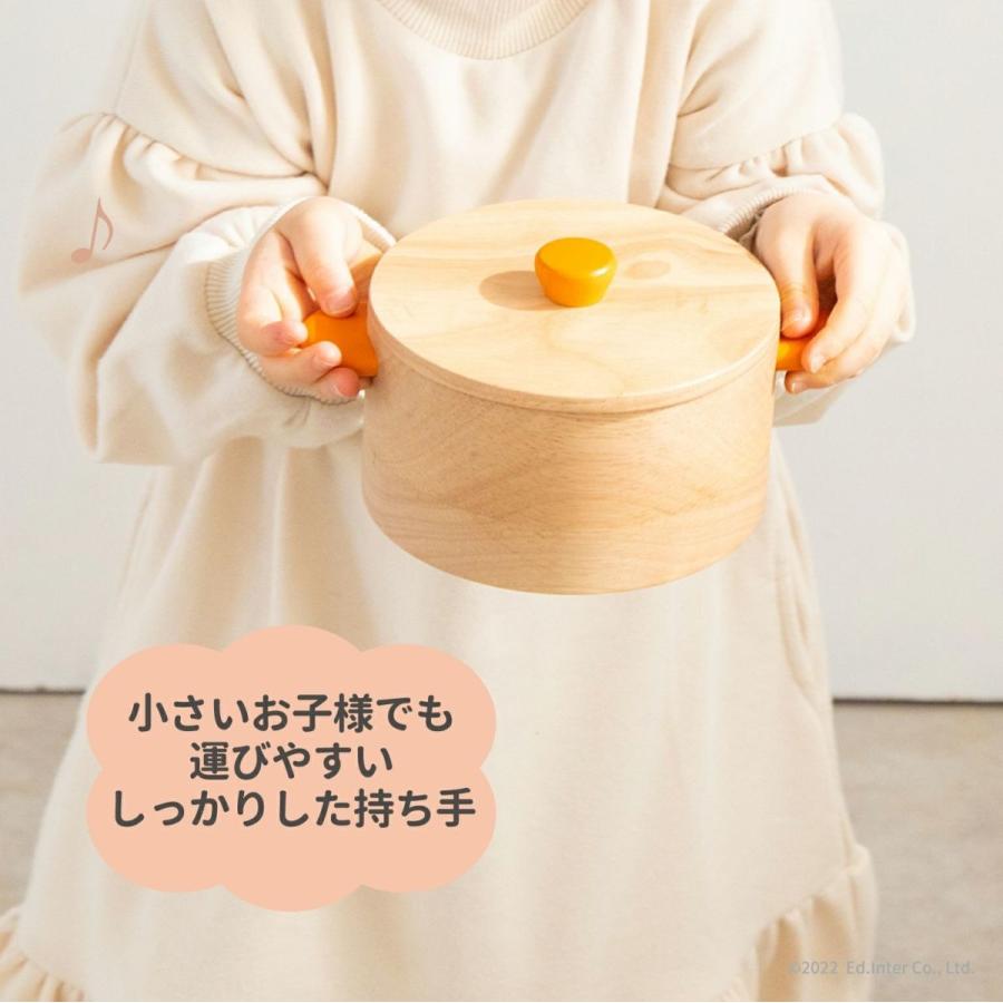 ままごと 木製 大きいおなべ エドインター GENI ジェニ おままごと 誕生日 木のおもちゃ キッチン 知育玩具 出産祝い プレゼント ごっこ遊び 男の子 女の子 1歳 | エド・インター | 06