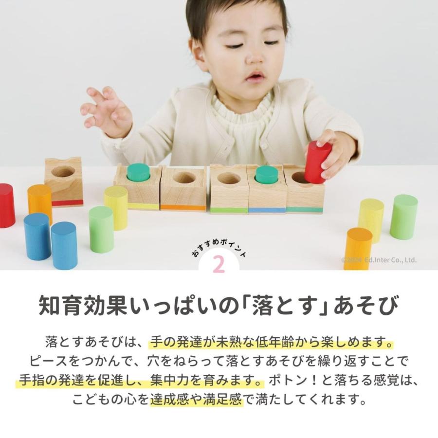 エド・インター（Ed・Inter） ラッピング無料 積み木 知育玩具 ポトン