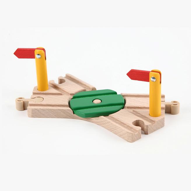 木製レール　電車　線路　BRIO MICKI社 MICKI社の木製レール。2年間遊んで気付いたことと遊びの変化