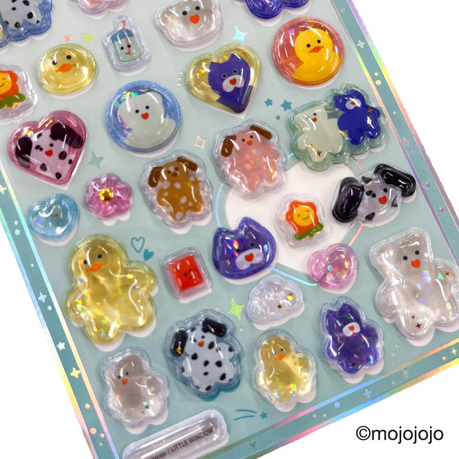 学研ステイフル mojojojo うるちゅる ポップ シール 実写 イラスト