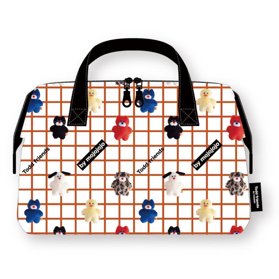 新商品 mojojojo がま口 ランチ バッグ M お弁当 バッグ グッズ  Todd friands かわいい くま ねこ あひる いぬ 雑貨 738111 |  | 01