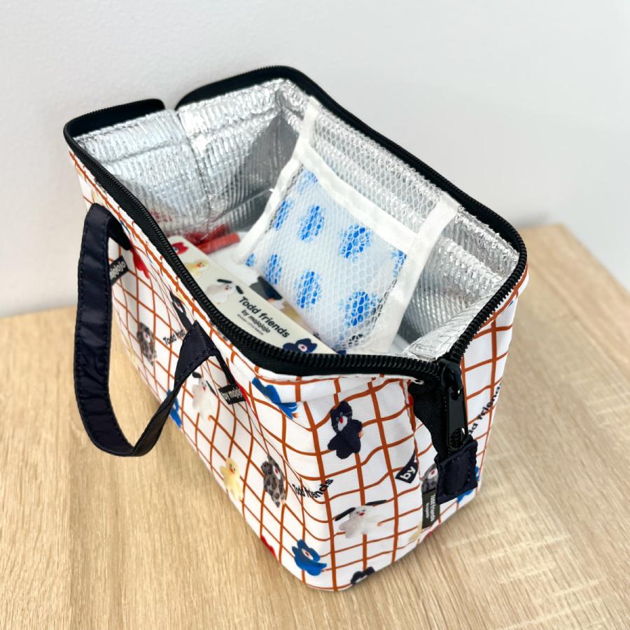 新商品 mojojojo がま口 ランチ バッグ M お弁当 バッグ グッズ  Todd friands かわいい くま ねこ あひる いぬ 雑貨 738111 |  | 04