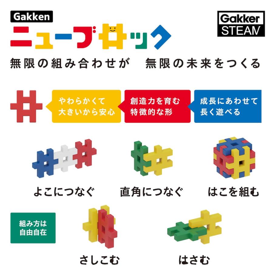 学研ステイフル 学研 公式 WEB限定 ニューブロック ブロック おもちゃ