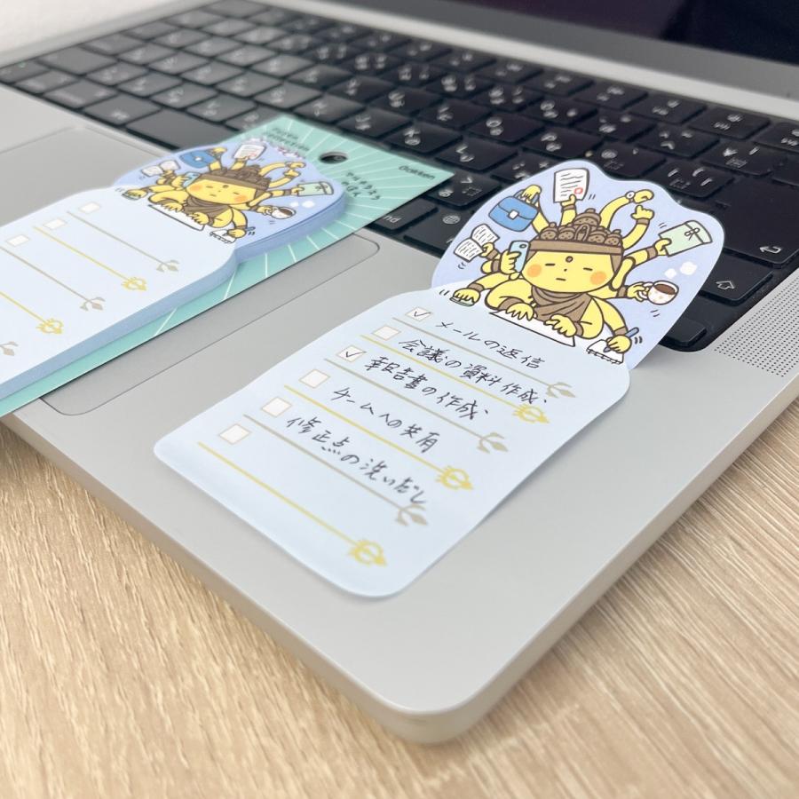 新商品 学研 公式 付箋 ふせん のり付きメモ お告げ付箋  神さま 天女さま 千手観音 女神 風神雷神 涅槃 大仏さま 付箋コレクション 文具 文房具 雑貨 | 学研ステイフル | 13