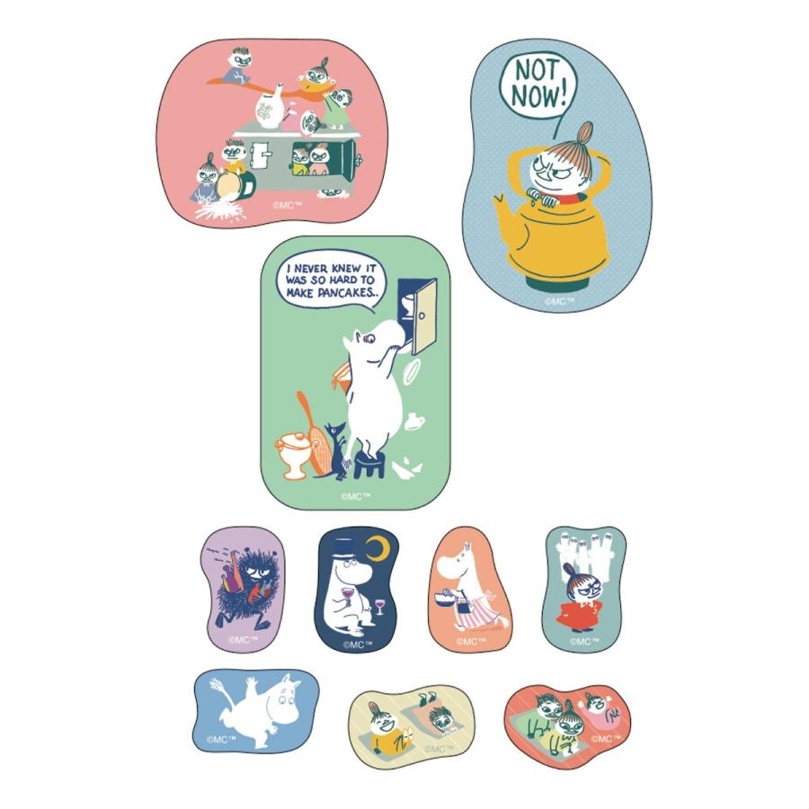 ムーミン フレークシール シール 文房具 キャラクター みんな リトルミイ 木の上 花 ステッカー デコレーション 文具 絵本 グッズ 学研 | 学研ステイフル | 06