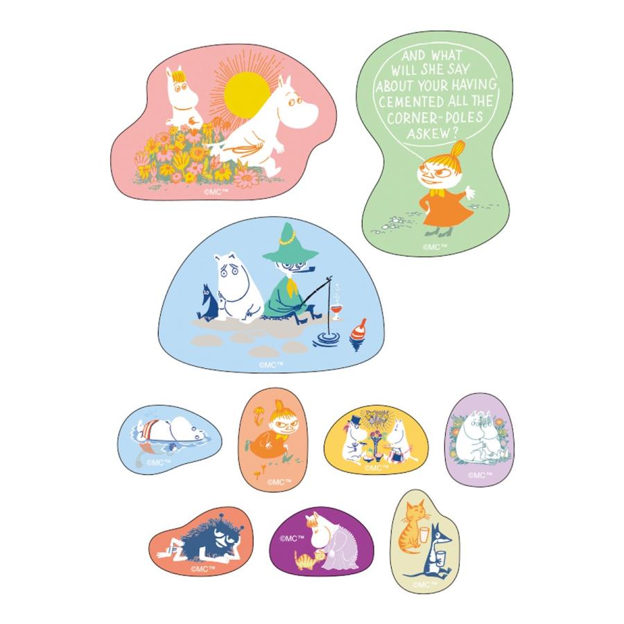 ムーミン フレークシール シール 文房具 キャラクター みんな リトルミイ 木の上 花 ステッカー デコレーション 文具 絵本 グッズ 学研 | 学研ステイフル | 08