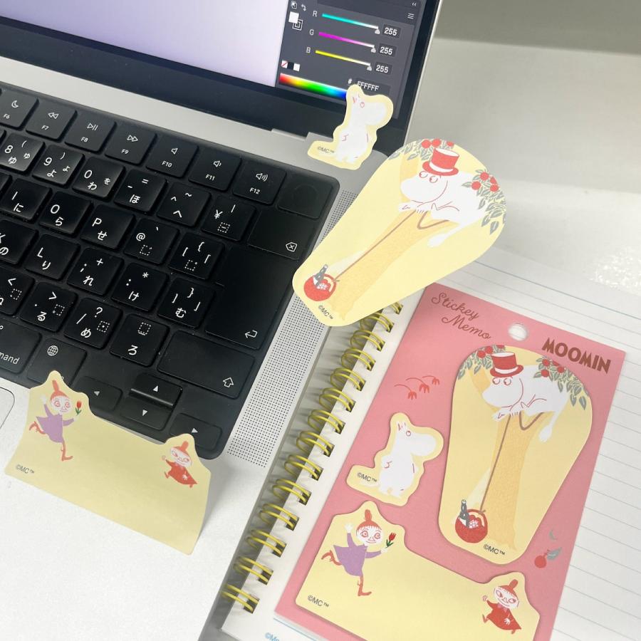 学研ステイフル ムーミン ダイカット付箋 ふせん 付箋 かわいい 文房具