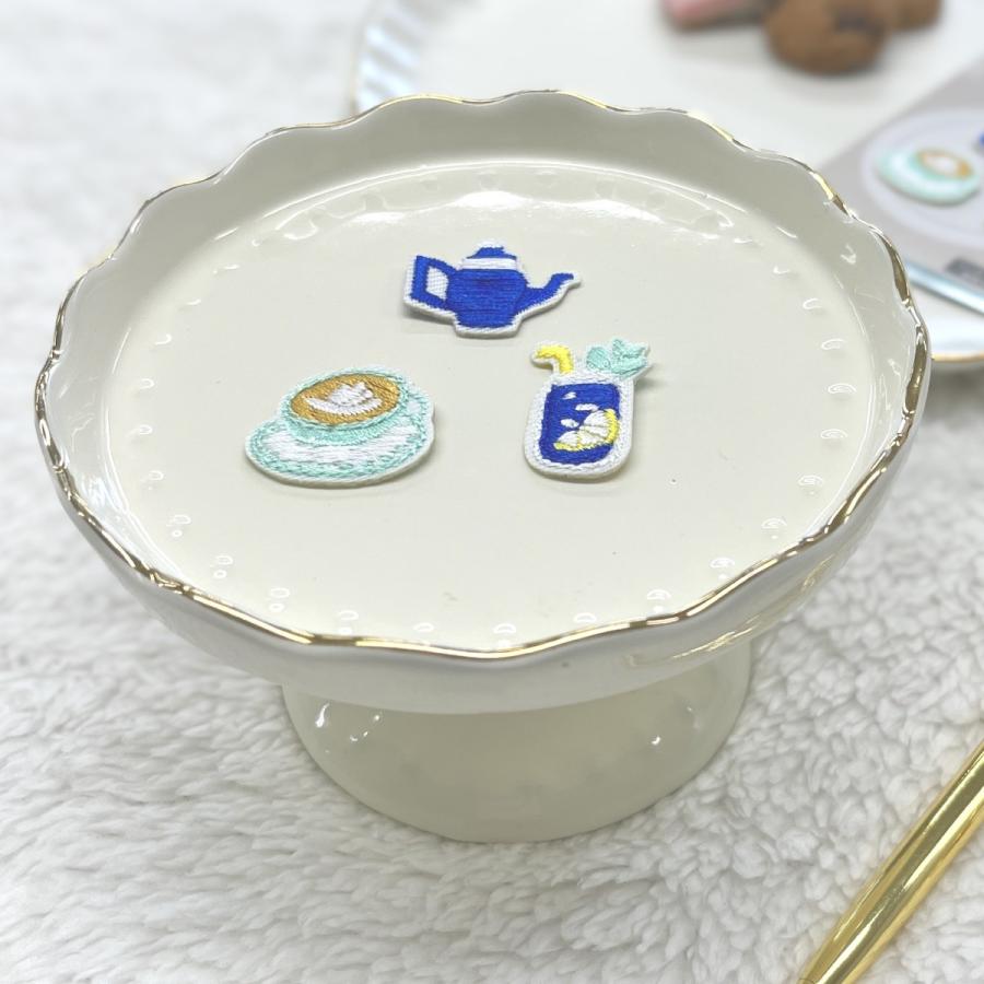 annas 刺繍文具 アンナス 刺繍 ワッペン シール ケーキ コーヒー スイーツ パン ドリンク クッキー おいしい刺繍 文具 文房具 雑貨 学研 ステイフル 公式 | 学研ステイフル | 16