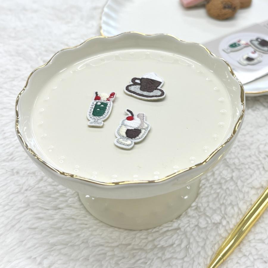 annas 刺繍文具 アンナス 刺繍 ワッペン シール ケーキ コーヒー スイーツ パン ドリンク クッキー おいしい刺繍 文具 文房具 雑貨 学研 ステイフル 公式 | 学研ステイフル | 10
