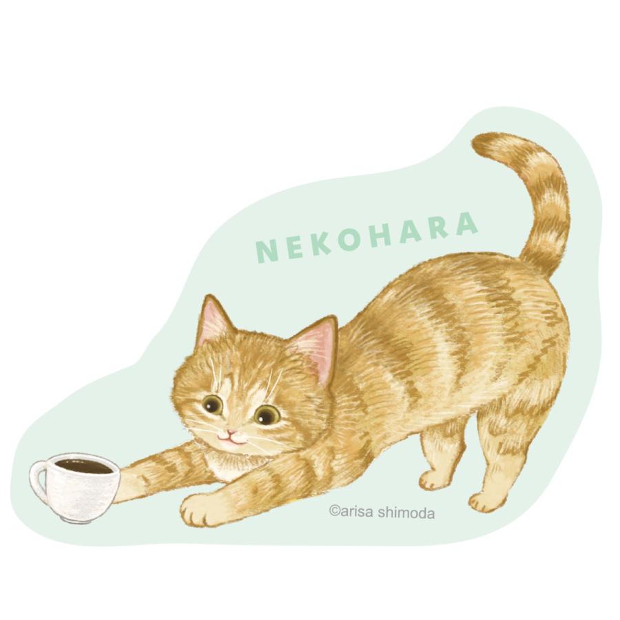 学研 公式 ねこハラ文具 ダイカットステッカー キジトラ 茶トラ白 三毛猫 ハチワレ 茶トラ サバトラ ねこグッズ 愛猫 文具 文房具 筆記用具 雑貨 | 学研ステイフル | 05