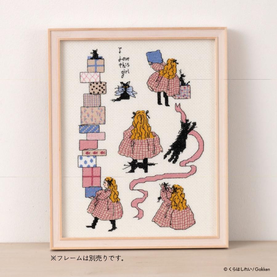 くらはしれい クロスステッチ キット グッズ おとどけもの プレゼント 刺繍 刺しゅう レトロ  かわいい おしゃれ ハンドメイド 雑貨 日本ヴォーグ社 |  | 10