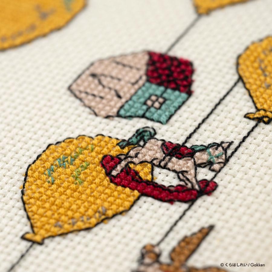 くらはしれい クロスステッチ キット グッズ おとどけもの プレゼント 刺繍 刺しゅう レトロ  かわいい おしゃれ ハンドメイド 雑貨 日本ヴォーグ社 |  | 05