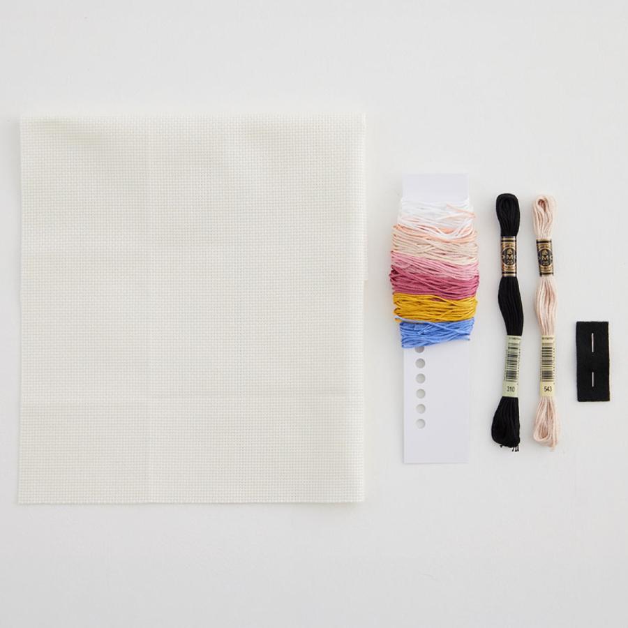 くらはしれい クロスステッチ キット グッズ おとどけもの プレゼント 刺繍 刺しゅう レトロ  かわいい おしゃれ ハンドメイド 雑貨 日本ヴォーグ社 |  | 07