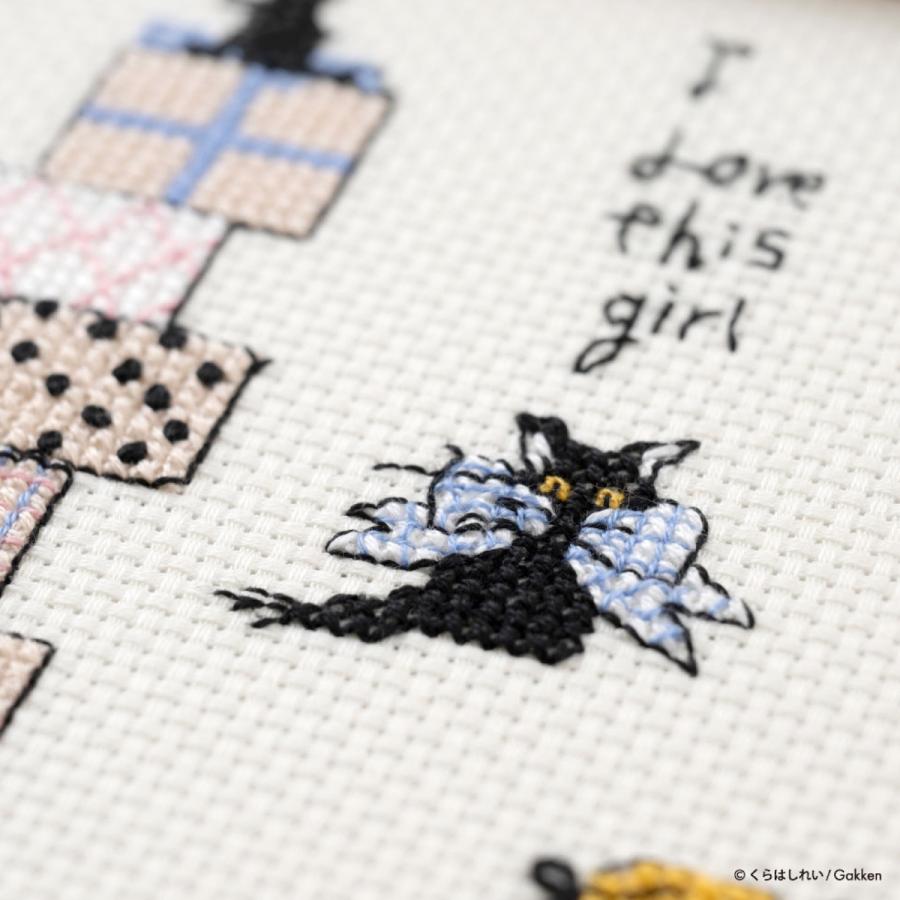 くらはしれい クロスステッチ キット グッズ おとどけもの プレゼント 刺繍 刺しゅう レトロ  かわいい おしゃれ ハンドメイド 雑貨 日本ヴォーグ社 |  | 09