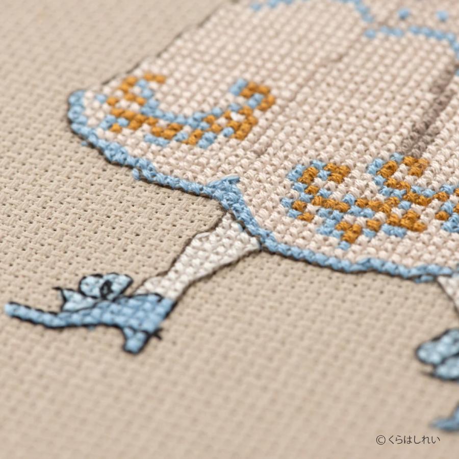 くらはしれい クロスステッチ キット グッズ マフィン ワッフル 刺繍