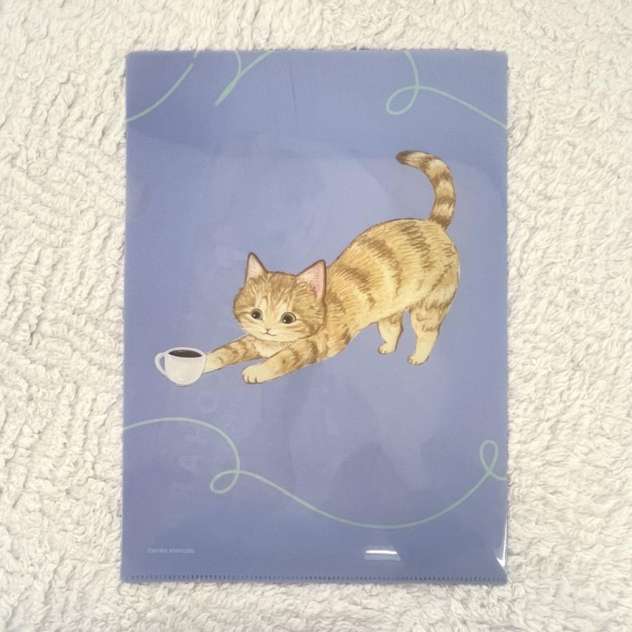 学研 公式 ねこハラ文具 Ａ４ ポケット ファイル ブルー グレー グリーン ピンク ねこグッズ 愛猫 ねこ 文具 文房具 筆記用具 キャラクター 雑貨 | 学研ステイフル | 06