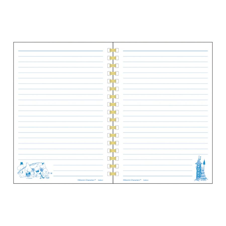 ムーミン B6 リングノート ノート 文房具 Ｍやしき 木の上 D08035 D08036 筆記用具 キャラクター 雑貨 グッズ 学研 | 学研ステイフル | 03