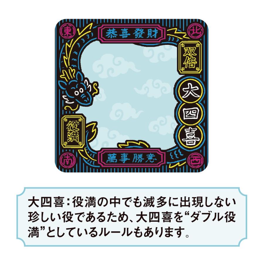 役満貫付箋 学研 公式 ふせん 麻雀 牌 中華 ネオンサイン ネオ中華 のり付きメモ 付箋 文具 文房具 雑貨 | 学研ステイフル | 13