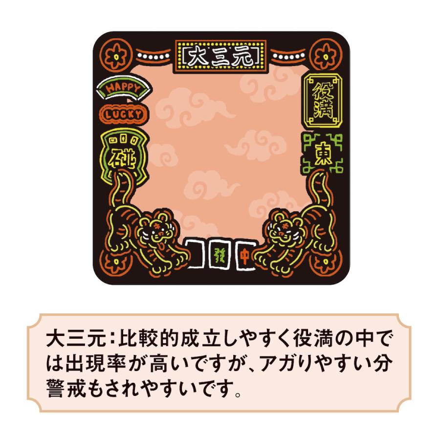 役満貫付箋 学研 公式 ふせん 麻雀 牌 中華 ネオンサイン ネオ中華 のり付きメモ 付箋 文具 文房具 雑貨 | 学研ステイフル | 07
