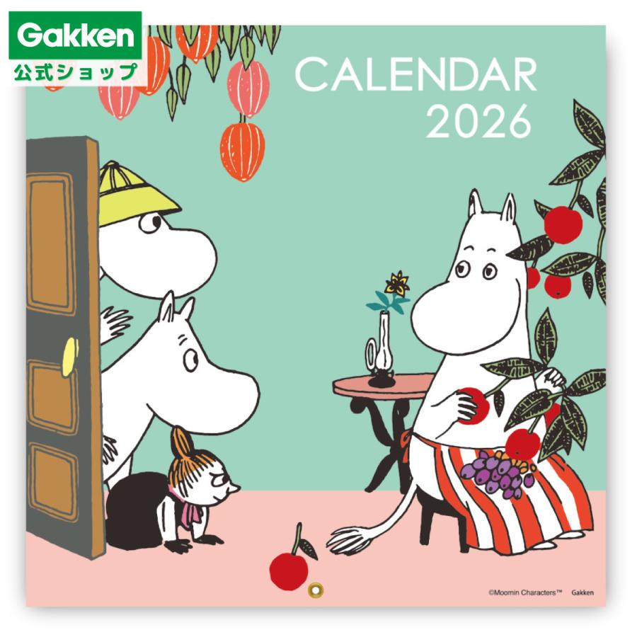 2026年カレンダー ムーミン スクエアカレンダー 2026年版 日曜始まり