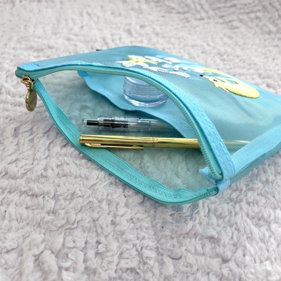 学研 公式 annas 刺繍 メッシュ ポーチ キツネ ウサギ ツバメ 小物収納 小物入れ グッズ 刺繍 雑貨 |  | 05