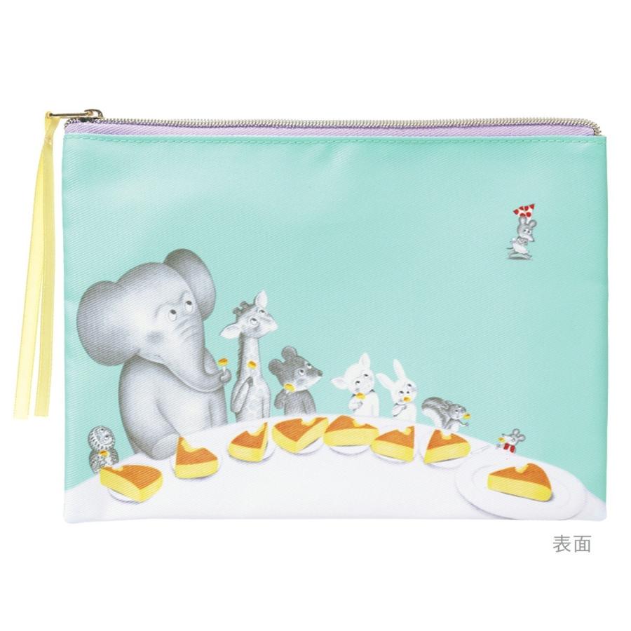 学研 公式 ねずみくんのチョッキ フラットポーチ ホットケーキ F18092