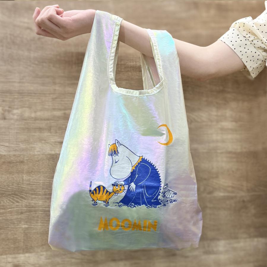 ムーミン オーロラ エコバッグ リトルミイ 折り畳み バッグ