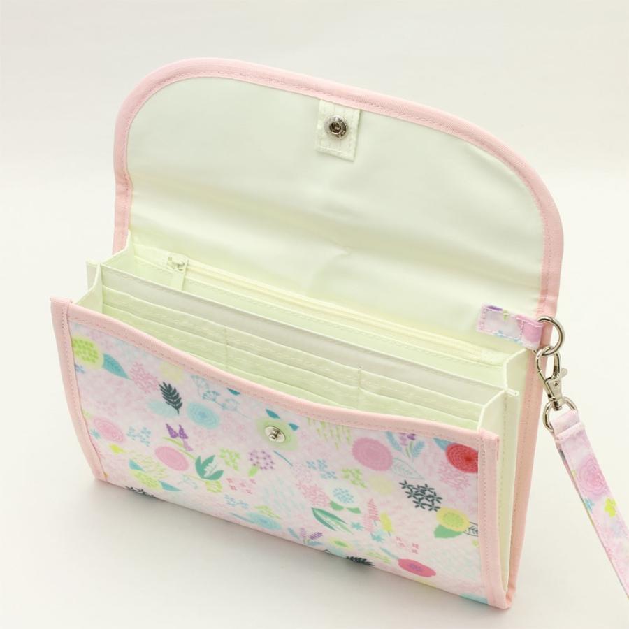 学研 公式 母子手帳 ケース フラワー F30002 マルチケース マタニティ