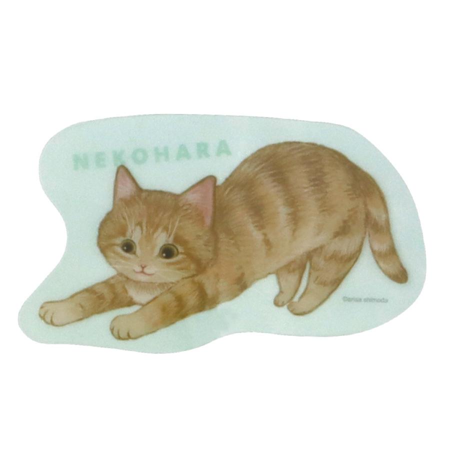 学研 公式 ねこハラ文具 ブックマーカー しおり 栞 ブルー グレー グリーン ピンク ねこグッズ 愛猫 ねこ 文具 文房具 筆記用具 雑貨 | 学研ステイフル | 03