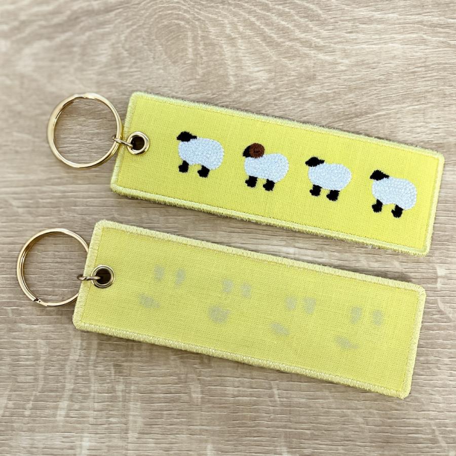 学研 公式 annas 刺繍 キーホルダー ネコ トリ ヒツジ キーチェーン チャーム グッズ 刺繍 雑貨 |  | 08