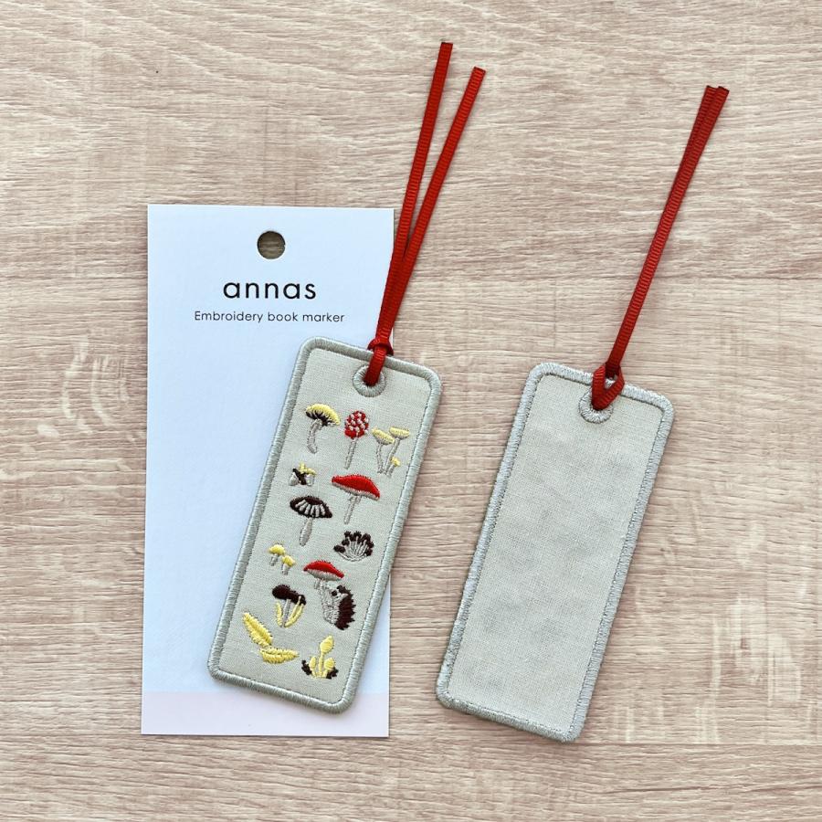 新商品 学研 公式 annas 刺繍 ブックマーカー キツネ ウサギ ツバメ