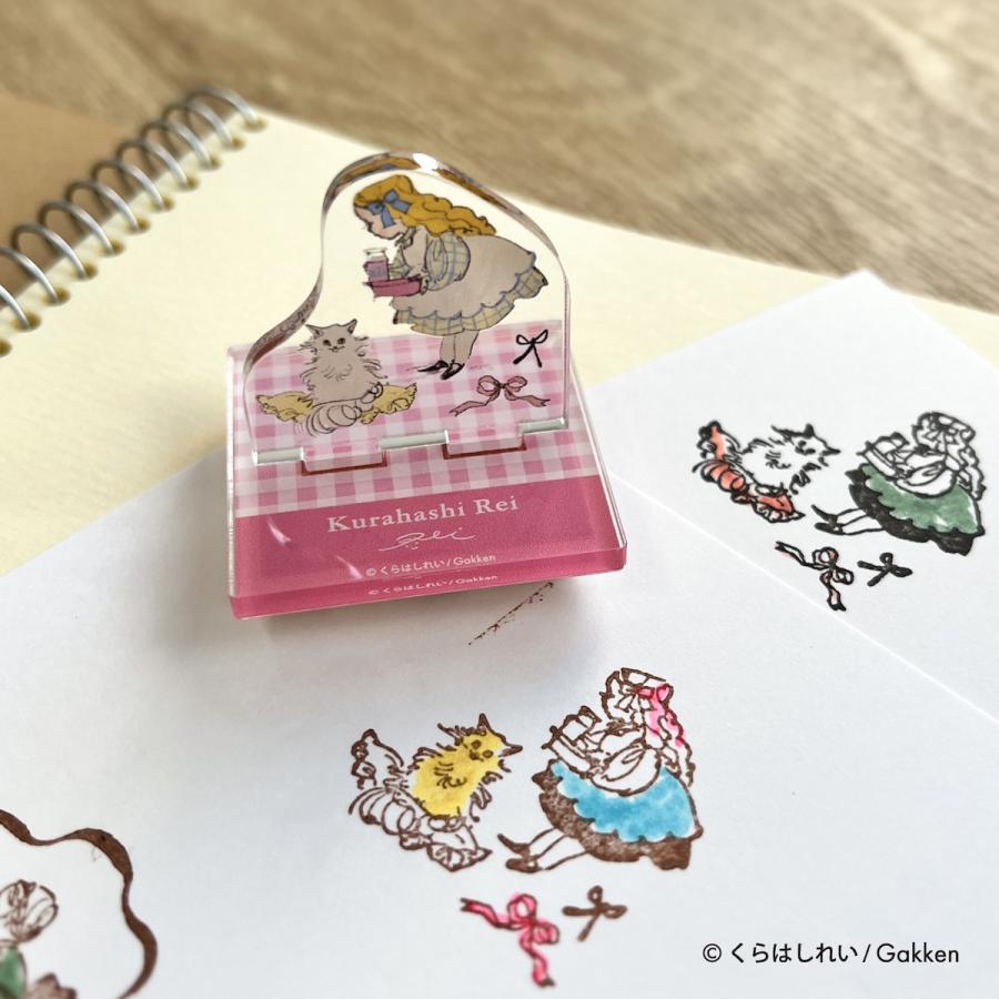 新商品 学研 公式 くらはしれい アクリルスタンドスタンプ グッズ アクリル スタンプ ノート 手帳 デコレーション 女の子 文具 文房具 雑貨 |  | 07