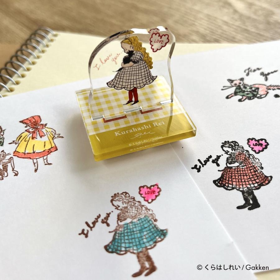 新商品 学研 公式 くらはしれい アクリルスタンドスタンプ グッズ アクリル スタンプ ノート 手帳 デコレーション 女の子 文具 文房具 雑貨 |  | 11