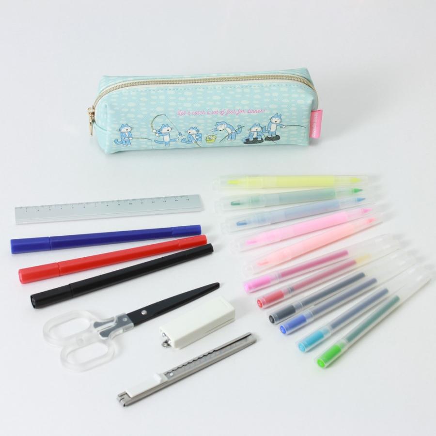 学研 公式 11ぴきのねこ ペンポーチ さかなつり H15059 文具 文房具