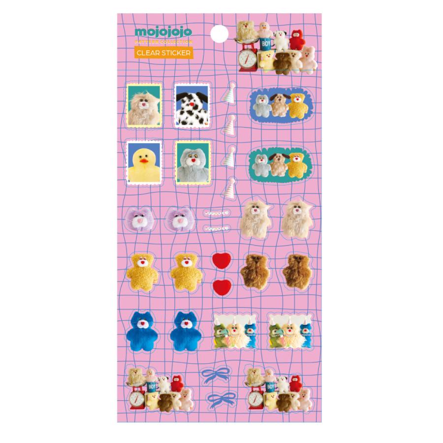 新商品 mojojojo クリア シール Todd friends グッズ 透明 交換 シール