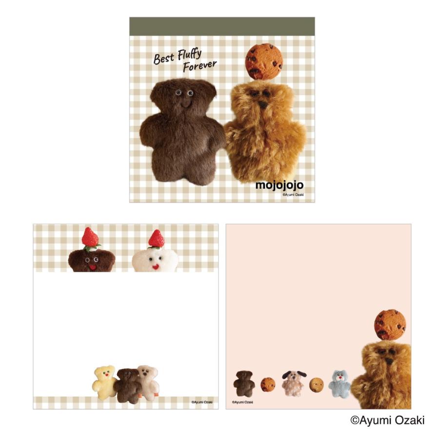 mojojojo スクエア メモ グッズ みんな集合 くま ピクニック クッキー