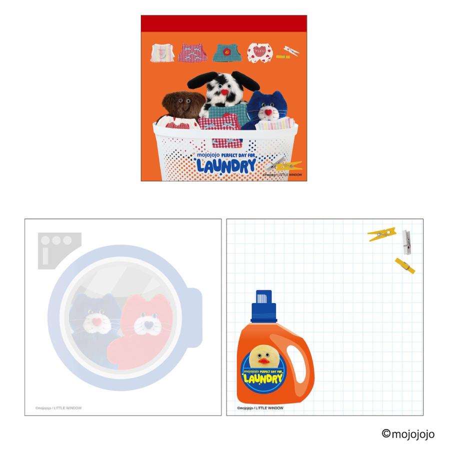mojojojo LAUNDRY スクエア メモ Todd friends グッズ モジョジョジョ