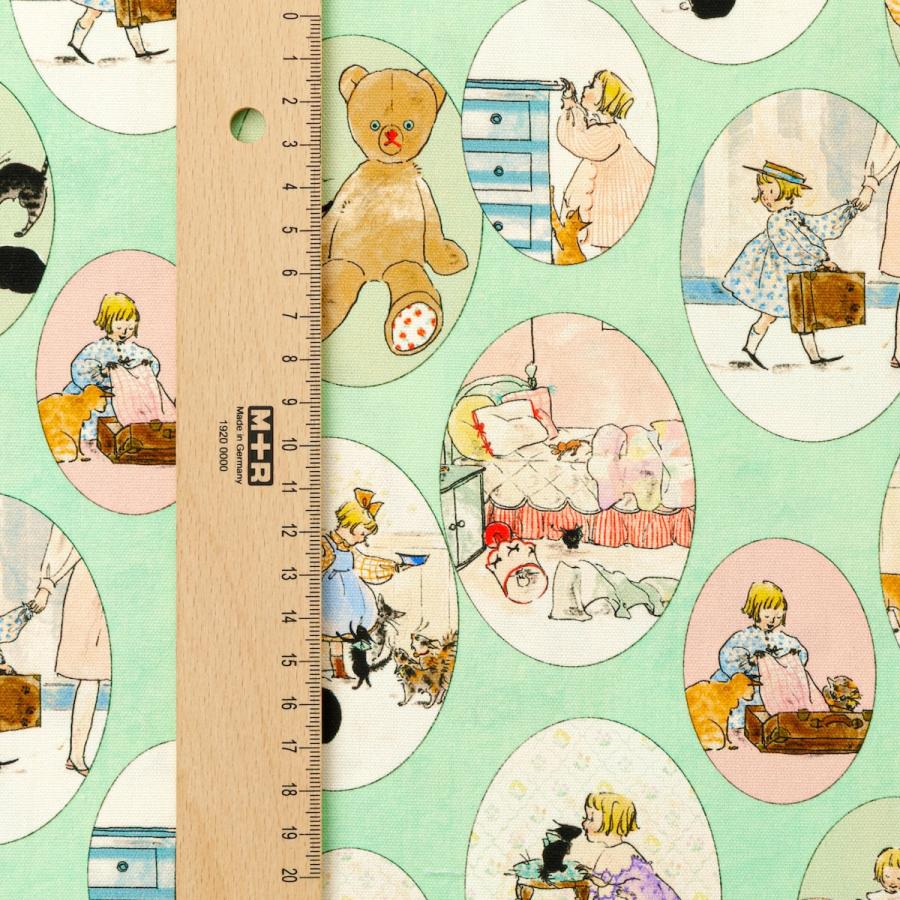 くらはしれい カットクロス グッズ KRF2 雑貨 ハンドメイド 手作り クラフト 生地 クロス イラスト レトロ 絵本 女の子 おしゃれ ツクリエ |  | 12