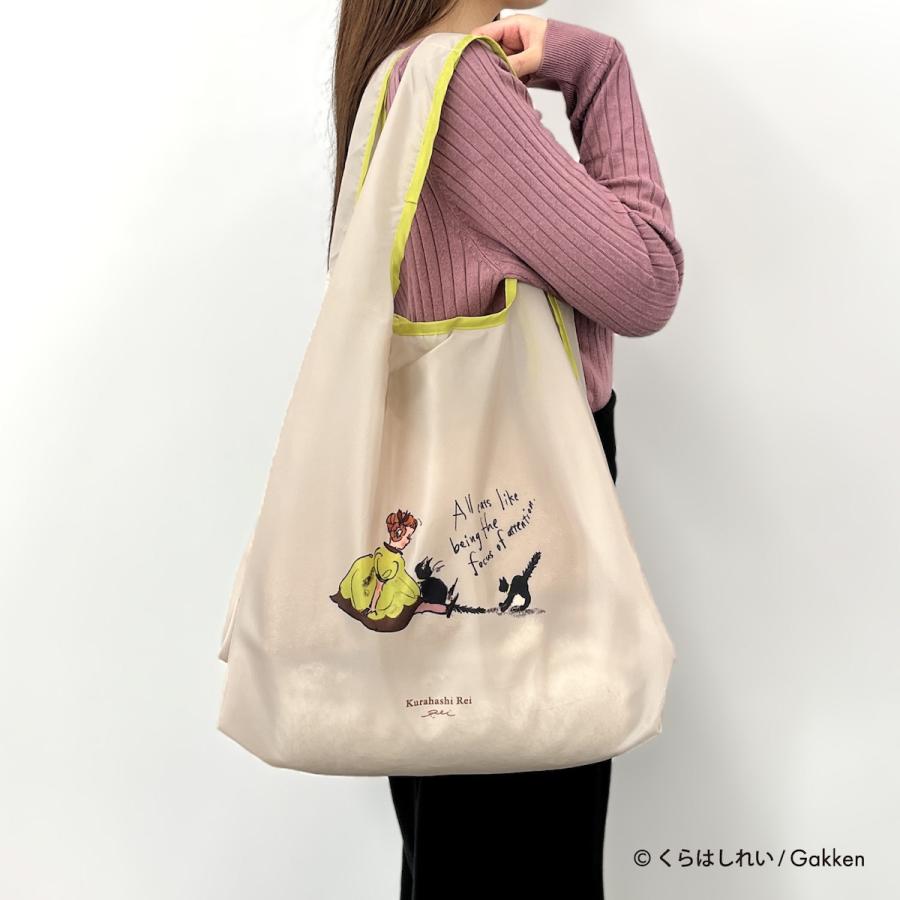 くらはしれい エコ バッグ ショッピング バッグ 折りたたみ コンパクト マチ付き グッズ 雑貨 イラスト かわいい 女の子 ニシオ |  | 06