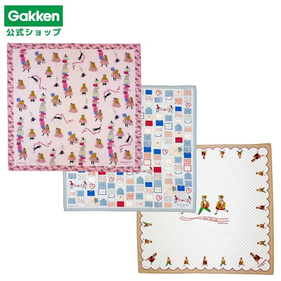 新商品 くらはしれい ハンカチ 綿100% グッズ 雑貨 イラスト レトロ