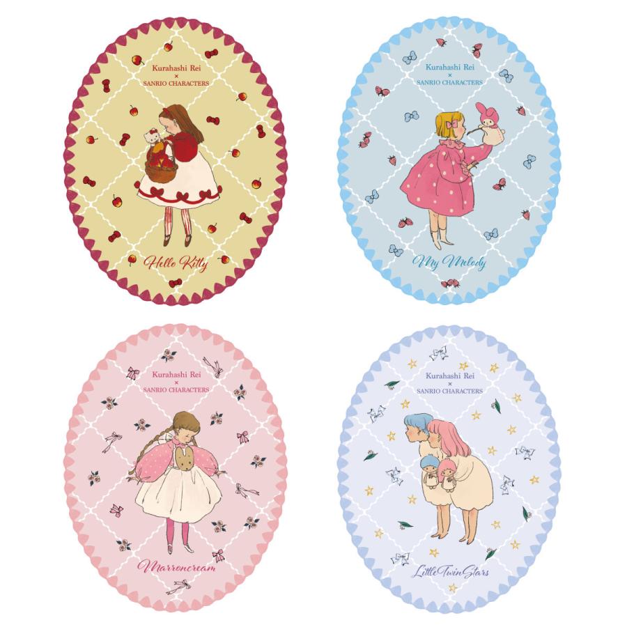 予約受付中 くらはしれい×サンリオキャラクターズ ダイカットハンカチ