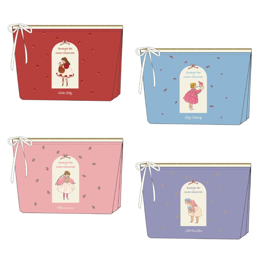 新商品 くらはしれい×サンリオキャラクターズ ボートポーチ ハロー