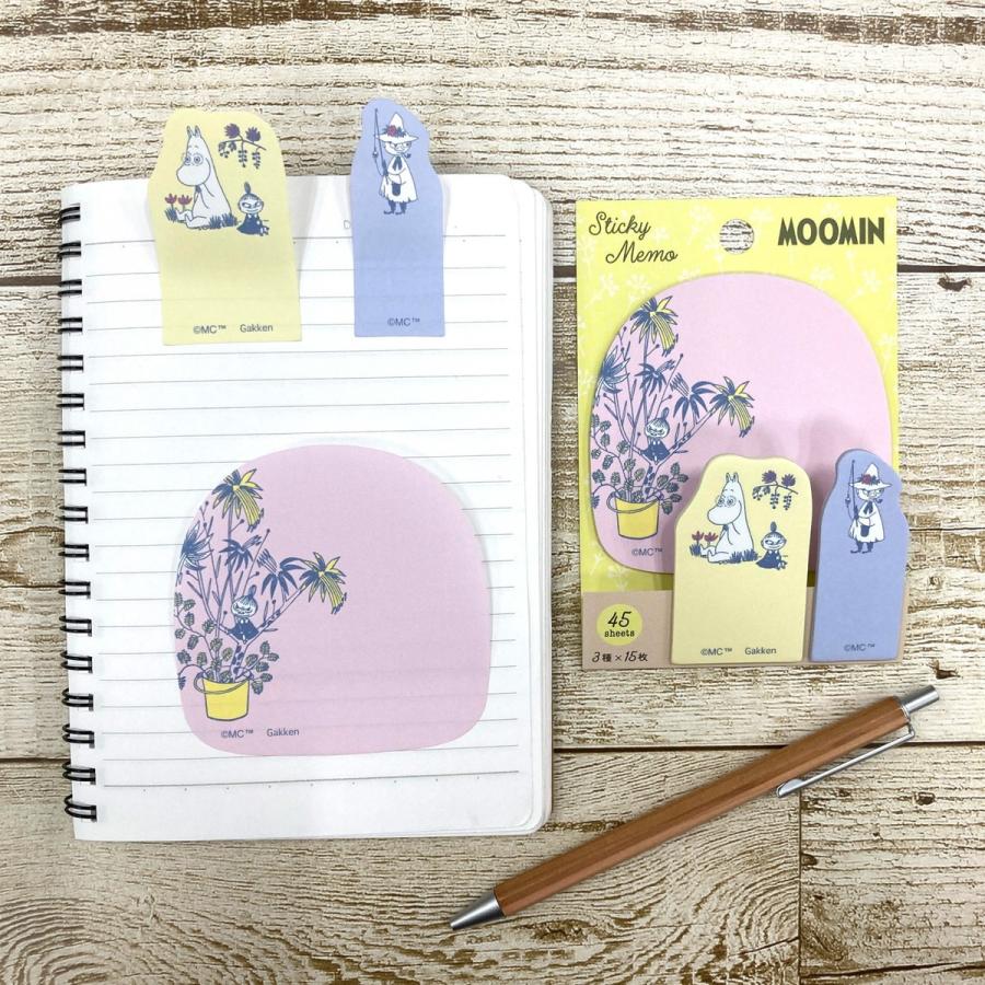 学研ステイフル ムーミン 付箋 黄色 M04889 リトルミイ スナフキン