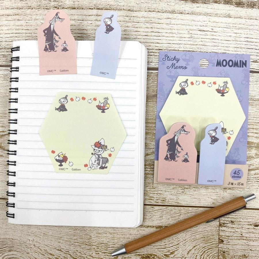 学研ステイフル 期間限定50％OFF！ ムーミン 付箋 紫 M04890