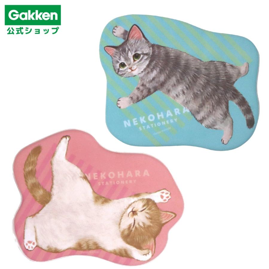 maimao麦猫 ピンクなお菓子 ステッカー 学研ステイフル 学研 公式 ねこハラ文具 特大シール グリーン ピンク