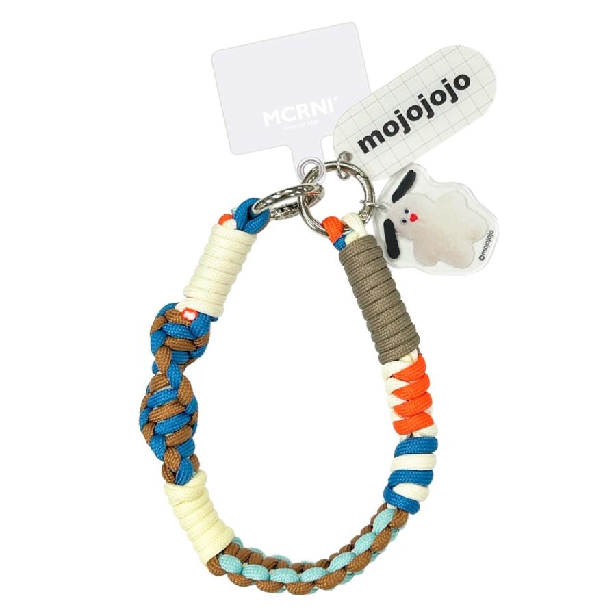 新商品 macaroni edge × mojojojo コラボ 編込み カスタマイズ ショート ストラップ mojo 尾崎歩美 グッズ 文具 文房具 雑貨 マカロニ シンシア SiNCERE |  | 01