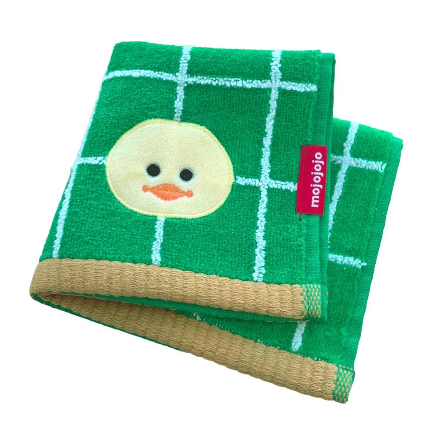 予約 受付中 mojojojo ボア 刺繍付き ジャガード タオル ハンカチ 文具