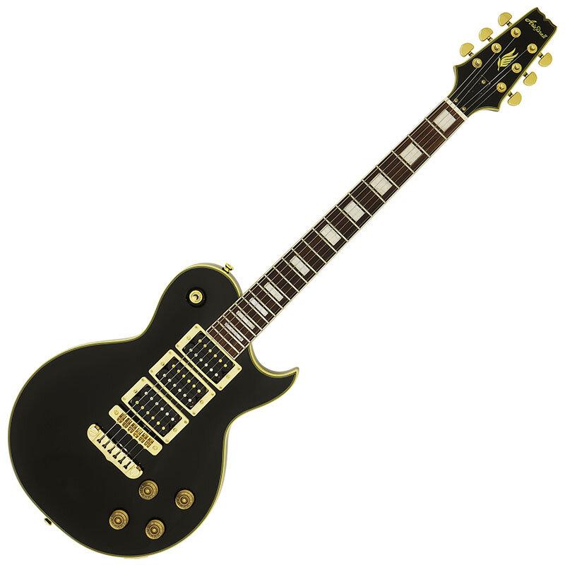 Aria Pro Ⅱ エレキギター レスポール オリジナルカスタムボディ ARIA PRO II PE-350PF BK エレキギター〈アリアプロII〉 : 楽器de元気