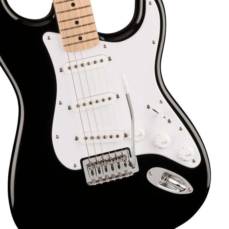 Squier by Fender Squier Sonic Stratocaster, Maple Fingerboard, White Pickguard, Black〈スクワイア フェンダー〉｜gakki-de-genki｜03