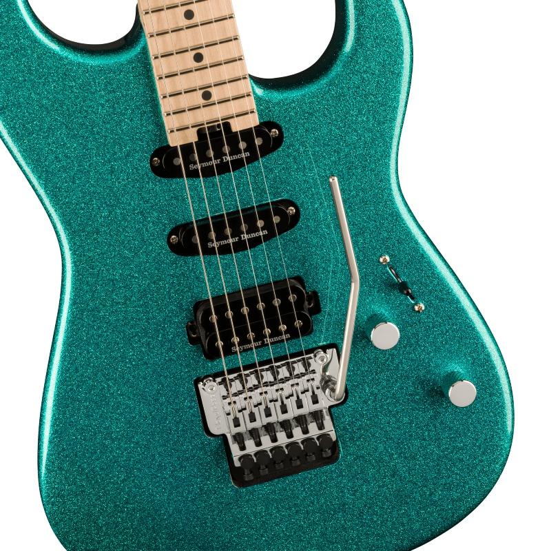 Charvel Pro-Mod San Dimas Style 1 HSS FR M, Maple Fingerboard, Aqua Flake〈シャーベル〉｜gakki-de-genki｜03